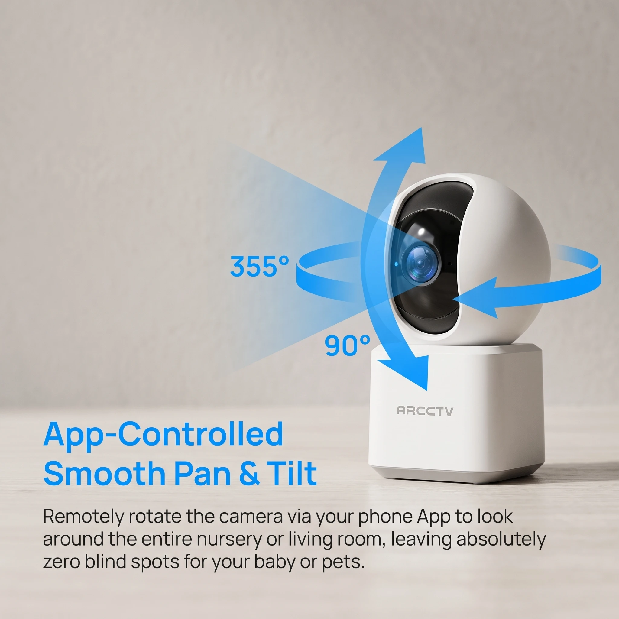 caméra surveillance wifi bébé – vue détaillée