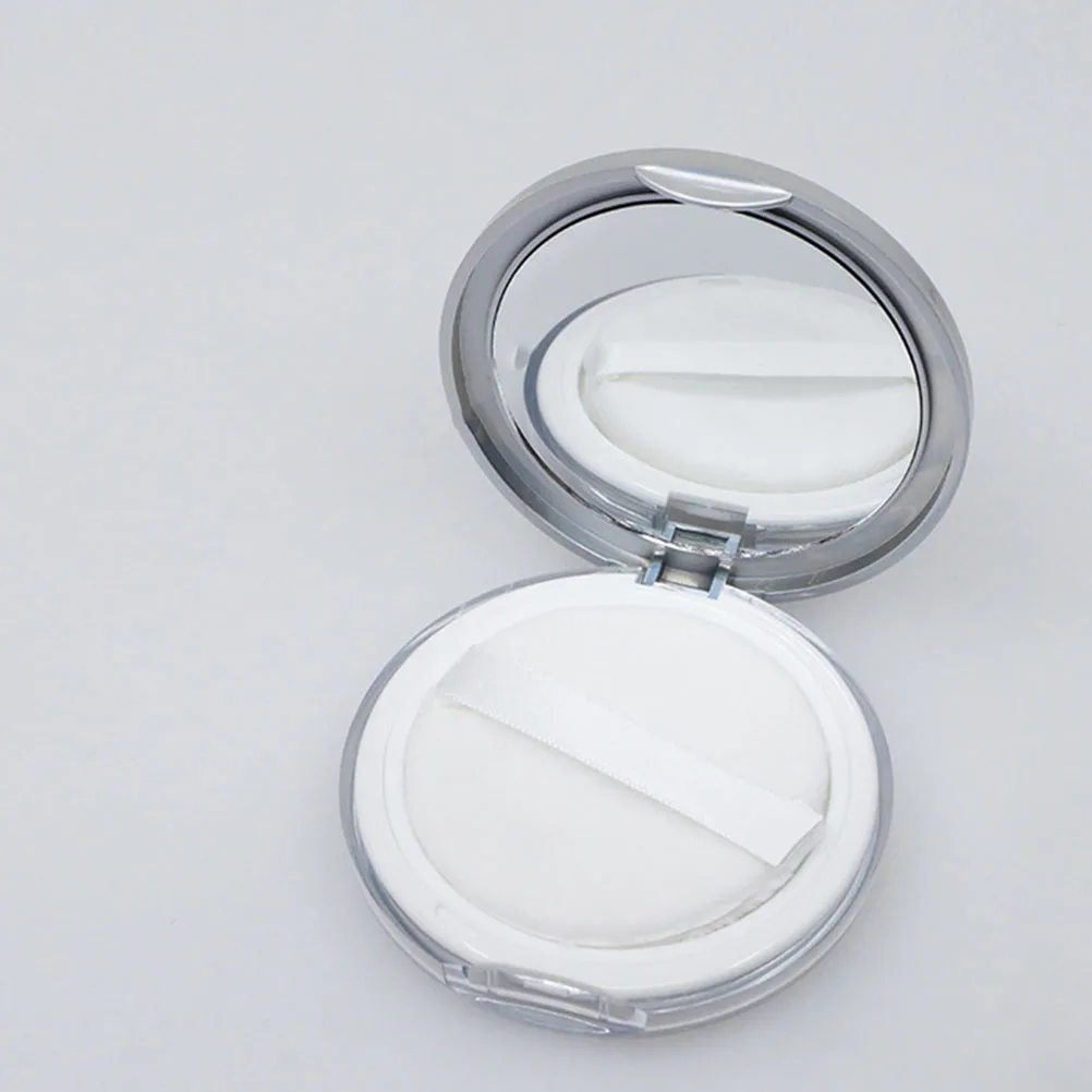 

2PCS Powder Box Simple Loose Containers Compact Cases Foundation Holders Makeup Boxes ABS Material Portable