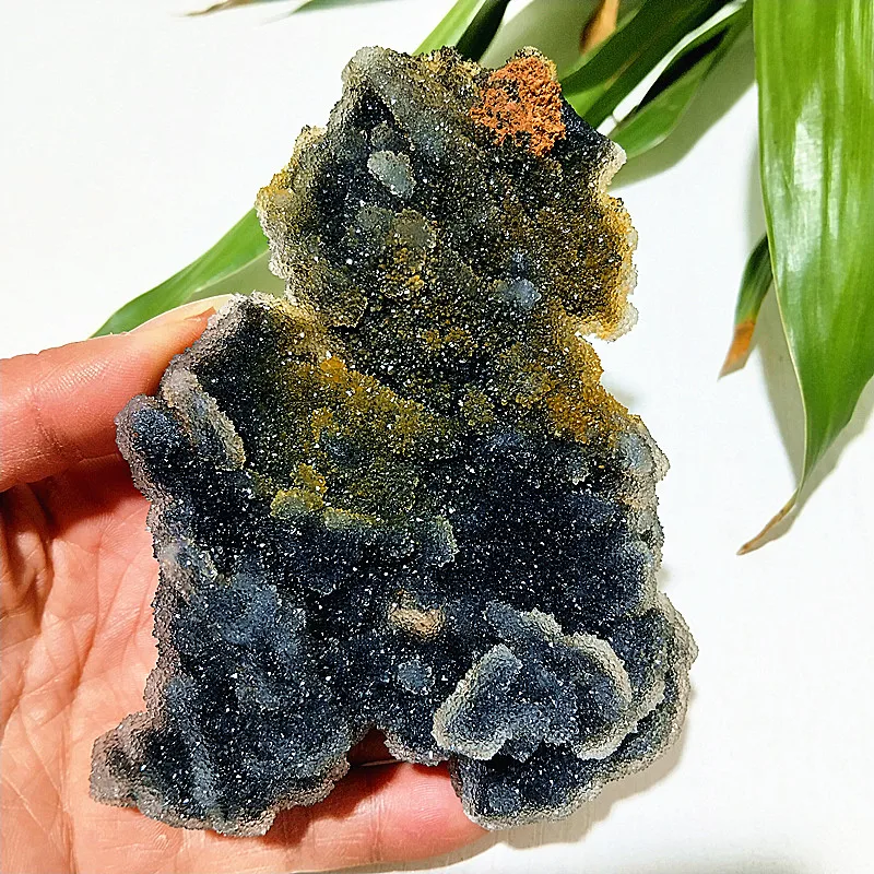 Natural Stones Sphalerite Mineral Specimen Crystal Cluster Black Sparkling Ore Meditation Voodoo Energy Feng Shui Home Decorated