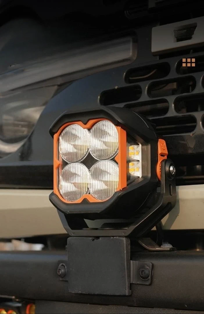 5-Inch 128W Car Auxiliary Light Spotlight Floodlight LED Off-road Vehicle Work Light