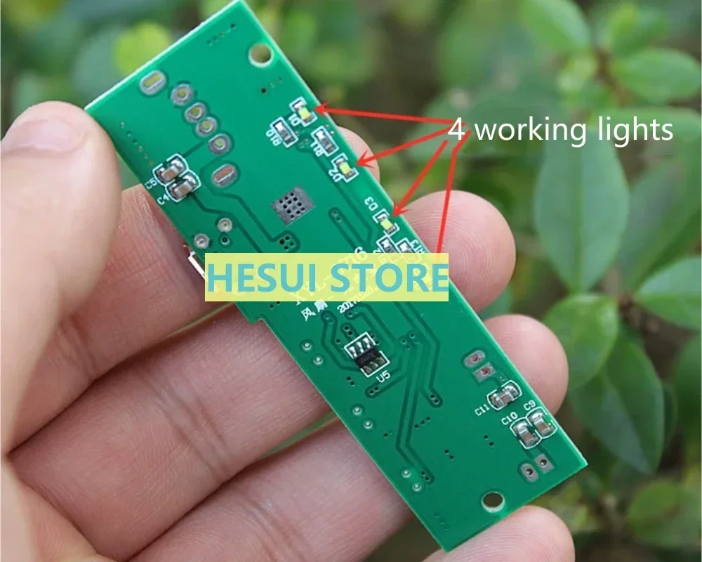 Power Bank board 5V2A contains small fan motor control