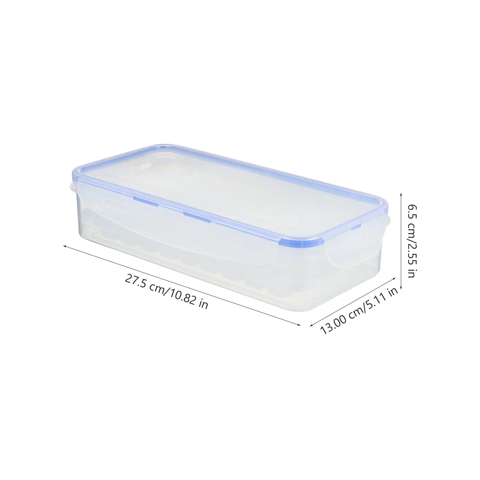 

2Pcs Ice Tray Mold DIY Ice Cube Making Box with Lid Easy Push Bottom Freezer Organizer Storage Container Odor Free