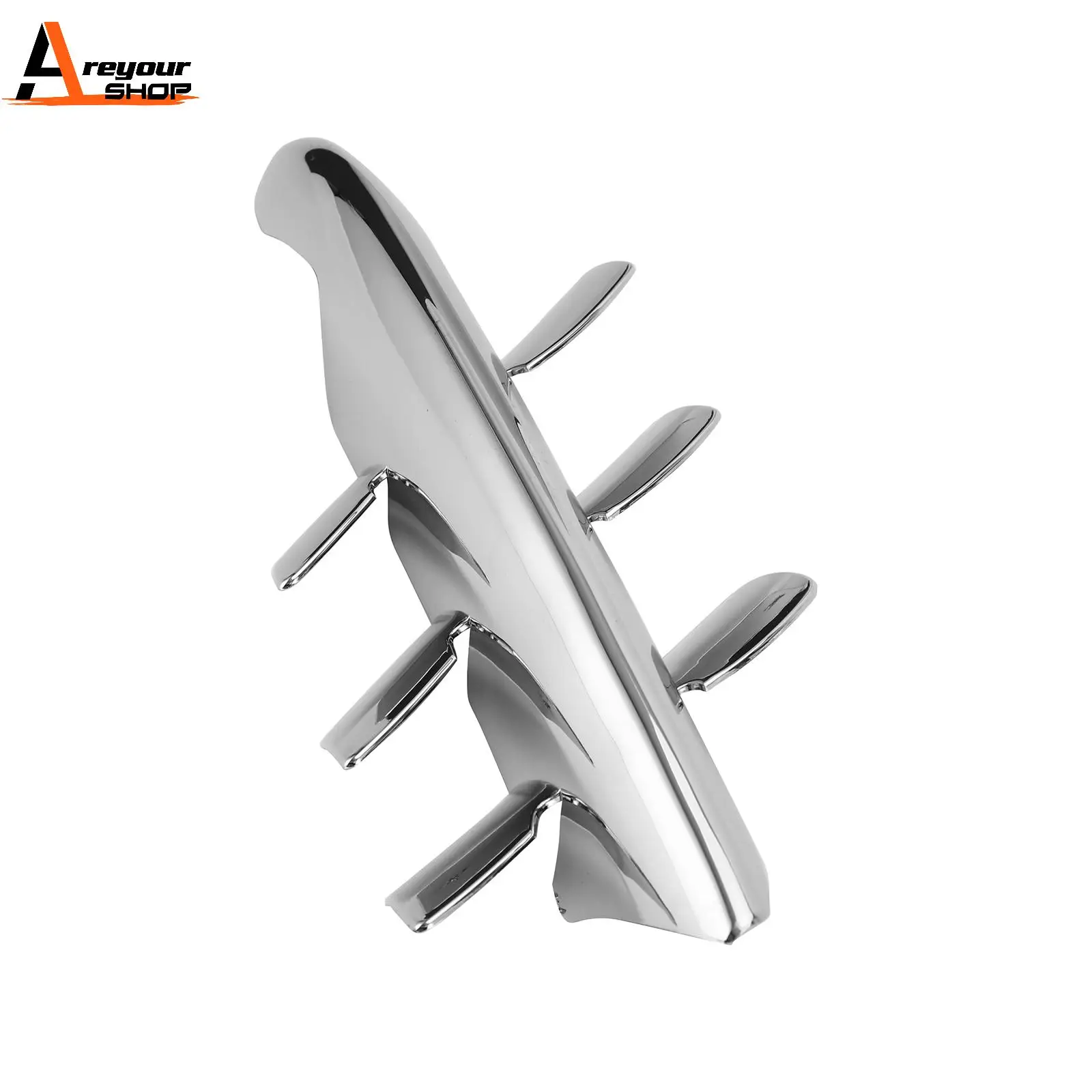 

Areyourshop for Honda GL1800 GL 1800 2001-2011 Goldwing Chrome Fairing Premier Shark Gills Motorcycle Accessories