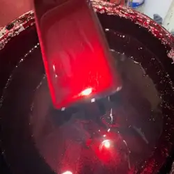 Metallic Blood Red Automotive Paint Pearl Pigment Powder