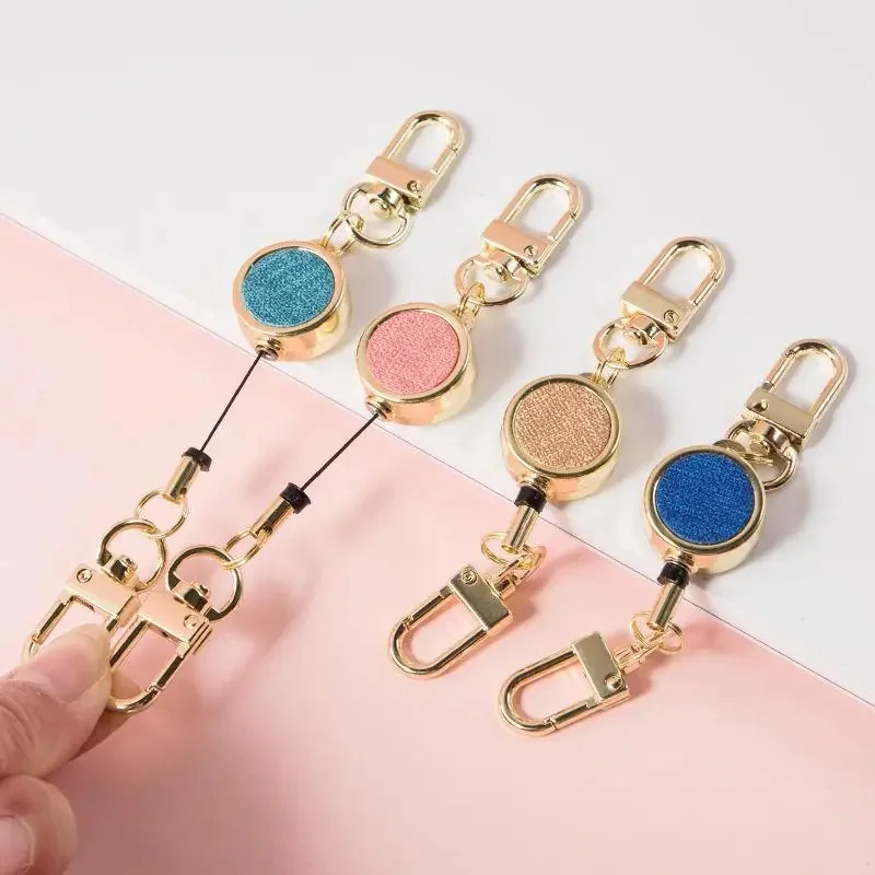 ID Lanyard Key Ring Clip Name Tag Card Pull Chain Reel Badge Holder Breastplate Buckle Classic Belt Reel Extendable Retractable!