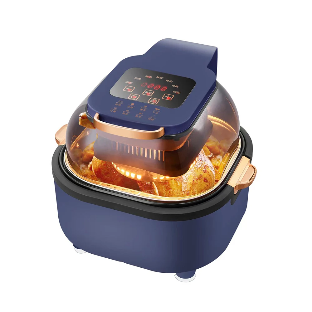 Factory Price OEM New Design Multifunctional 6.8L Visual Big Capacity Electric Air Fryer Freidora De Aire