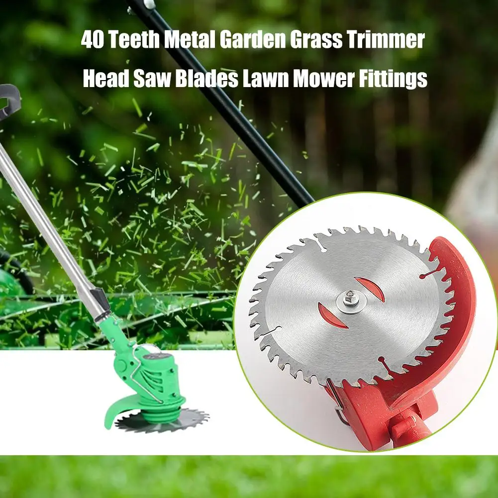 1-10PCS Serrated Cutting Wheel 40 Teeth Metal Garden Grass Trimmer Head Saw Blades Lawn Mower Replacement for Garden Tool Parts
