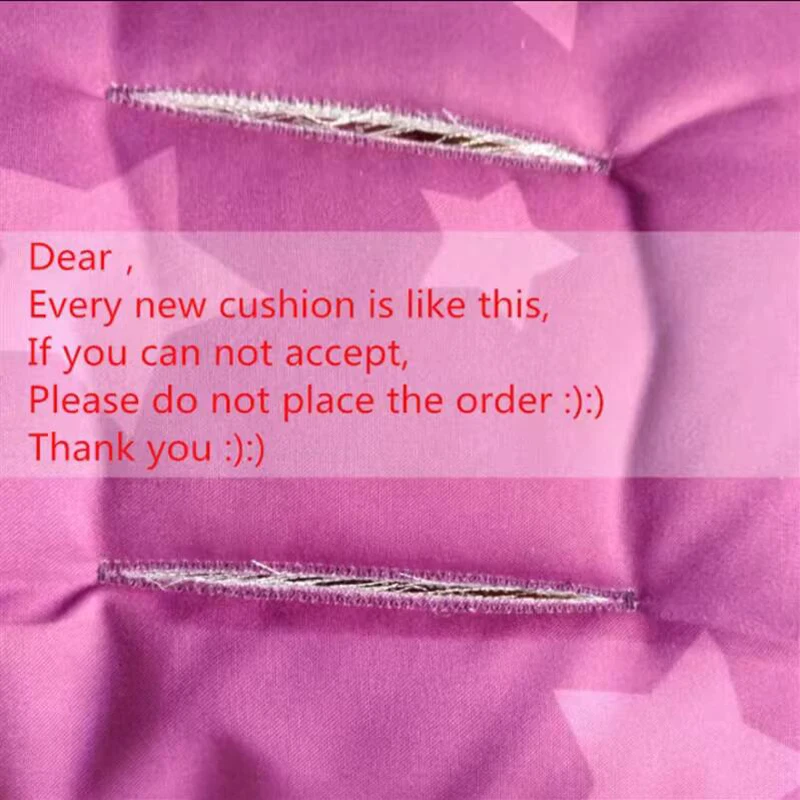 Four Seasons Baby Stroller Soft Cotton Pads Cute Printed Stroller Seat Cushion Children Thicken Universal Dining Chair Cushion