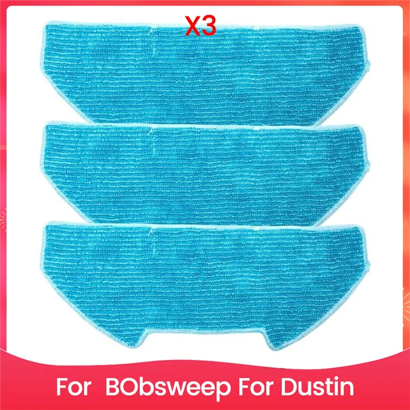 1Replacement Microfiber Mopping Pads Forbobsweep Fordustin Robot Vacuums Cleaner Mop Pads