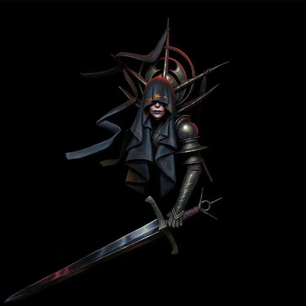 

Комплект модели портретной фигурки средней длины из смолы 1/10, в разобранном и неокрашенном виде GK