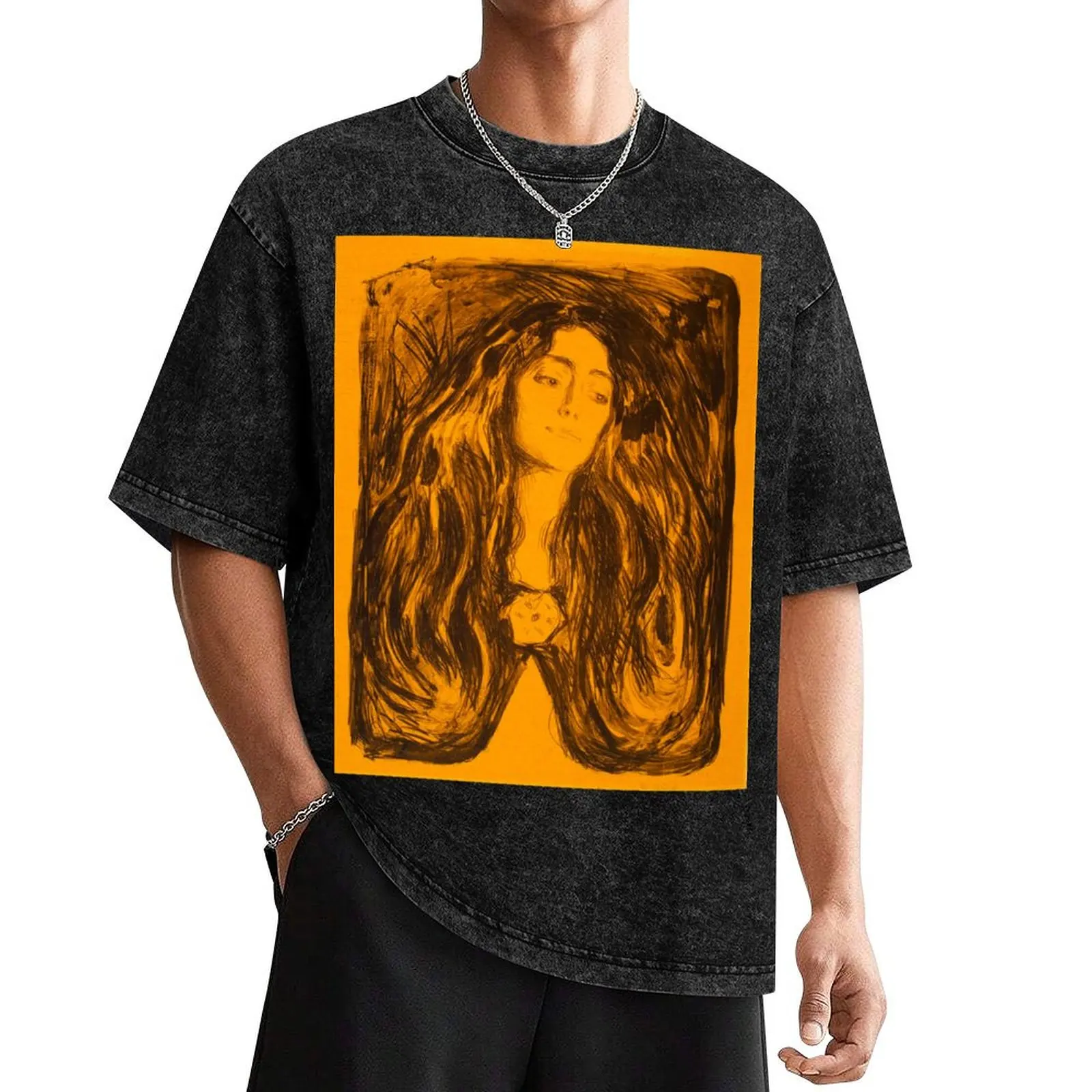 

EDVARD MUNCH - Madonna T-Shirt tshirts personalised cotton man t-shirts graphic shirts fashion shirts t shirt men