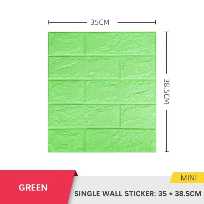 Self Adhesive Foam Wallpaper Waterproof 3D Brick Wall Panel Living Room Brick Stickers Bedroom Brick Papers Home Decor