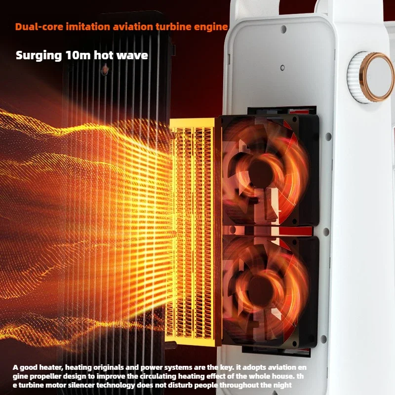 New high-power heater 2000W household smart electric heater heater ceramic PTC