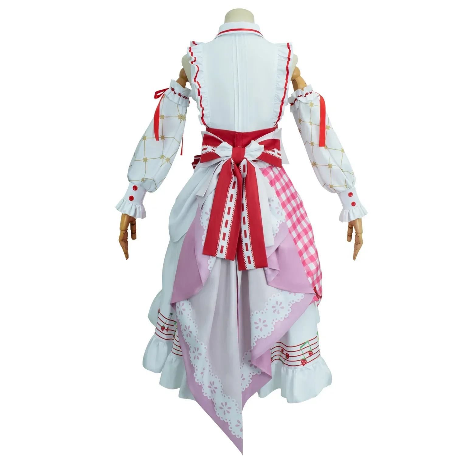 Disfraces de Cosplay de fresa de Anime para mujer, vestido Lolita, ropa de niña femenina, fiesta de Carnaval de Halloween, 15 ° aniversario