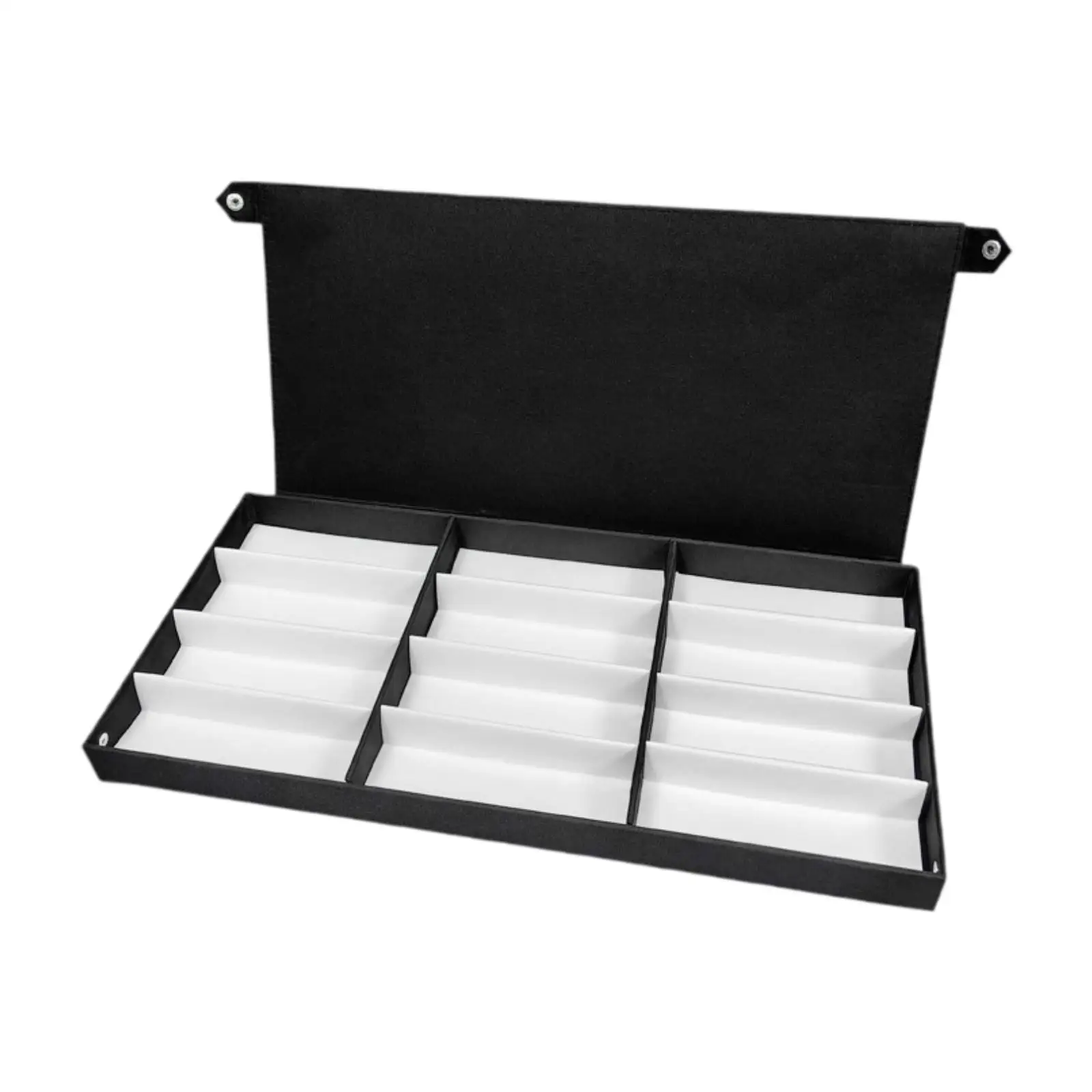 Glasses Display Box Display Tray 12 Slot Fashion Eyeglasses Organizer Eyewear Case for Travel Drawer Tabletop Hosuehold