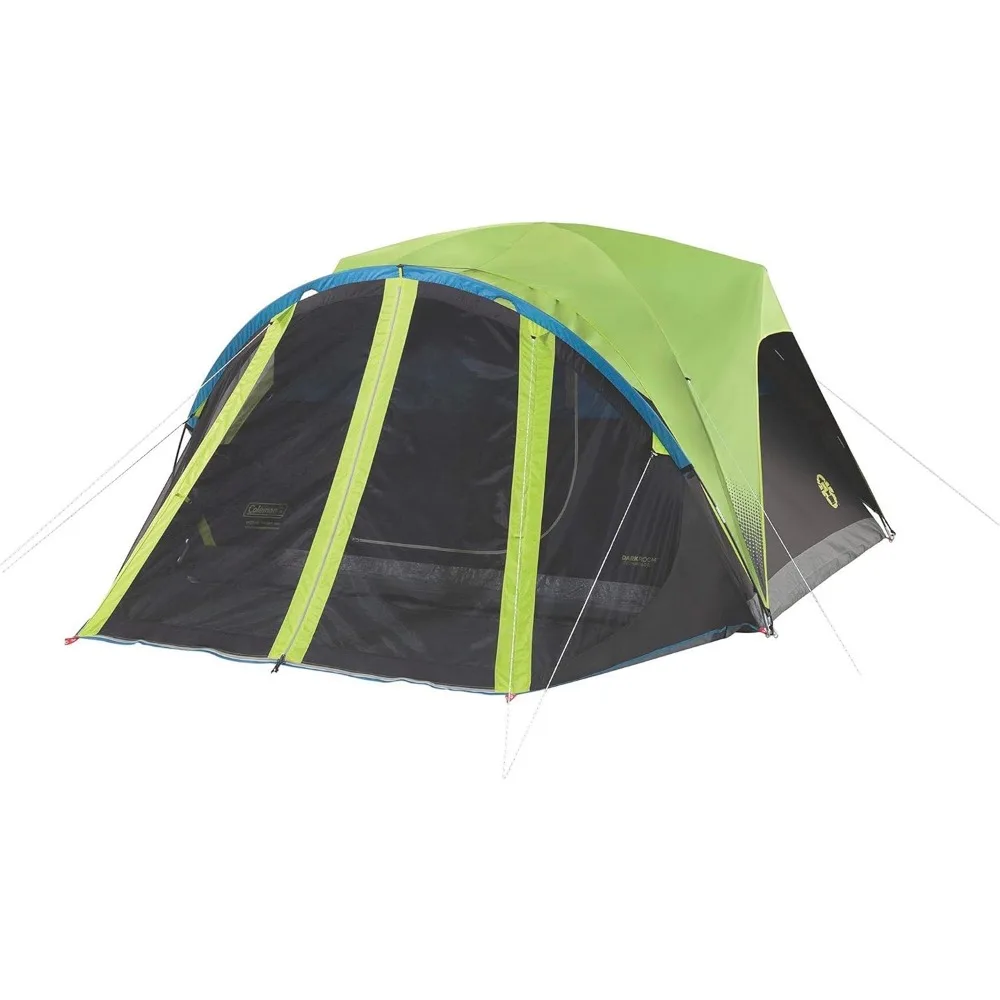 

Carlsbad Dark Room Camping Tent with Screened Porch, 4/6 Person Tent Blocks 90% of Sunlight and Keeps Inside Cool,