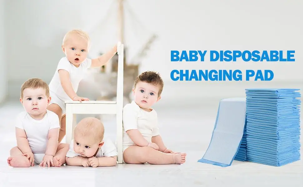 20/40/50/100Pack Einweg-Wickelauflagen Baby-Einweg-Unterlagen Wasserdichte, atmungsaktive Unterlagen Bett-Tischschutzmatte – Detail 1