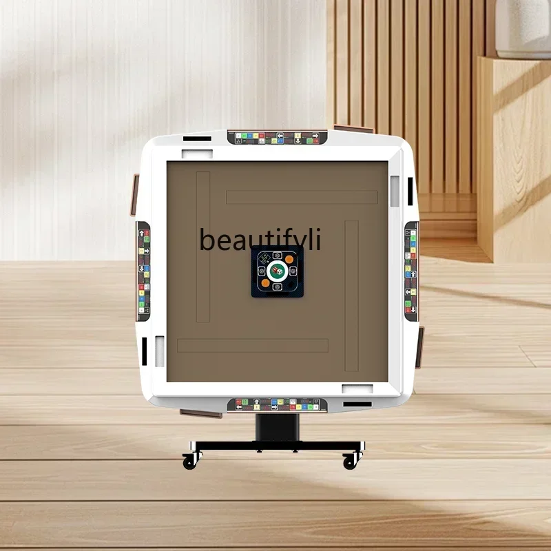 X new Intelligent Scoring Mahjong Machine Automatic Household Multi-Function Folding Mahjong Table New Machine Linen