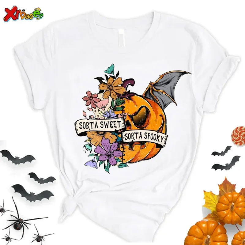 

Funny Pumpkin Face Boy T Shirts 2025 Halloween Costumes Toddler Girls/Boys Pumpkin Print T Shirt Short Sleeve T-shirt Halloween