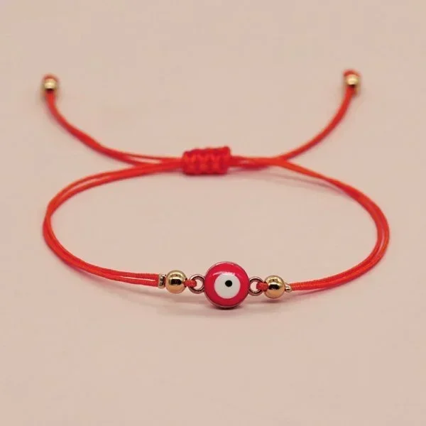 Fashion Turkish Style Evil Eye Bracelet For Women Men Teens Lucky Red Rope Handmade Woven Gothic Jewelry Party Christmas Gift