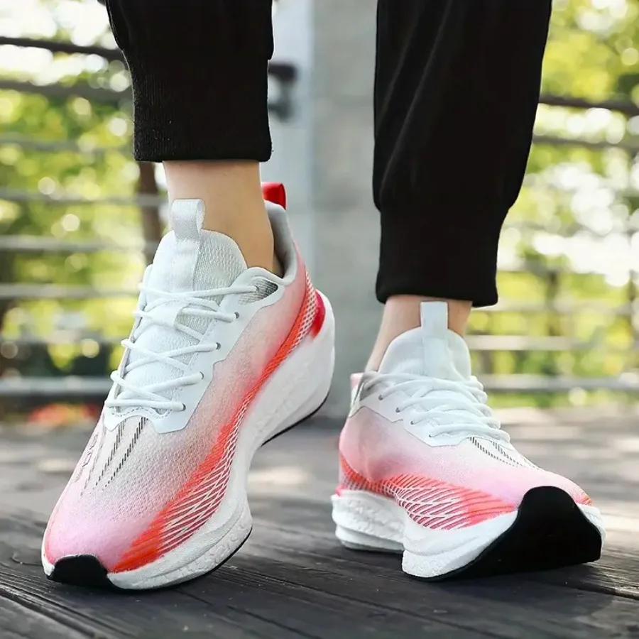 

Мужские кроссовки для бега с амортизирующей мягкой подошвой, легкие, для бега на средние дистанции, новый осенний стиль, увеличивающие рост, размер S