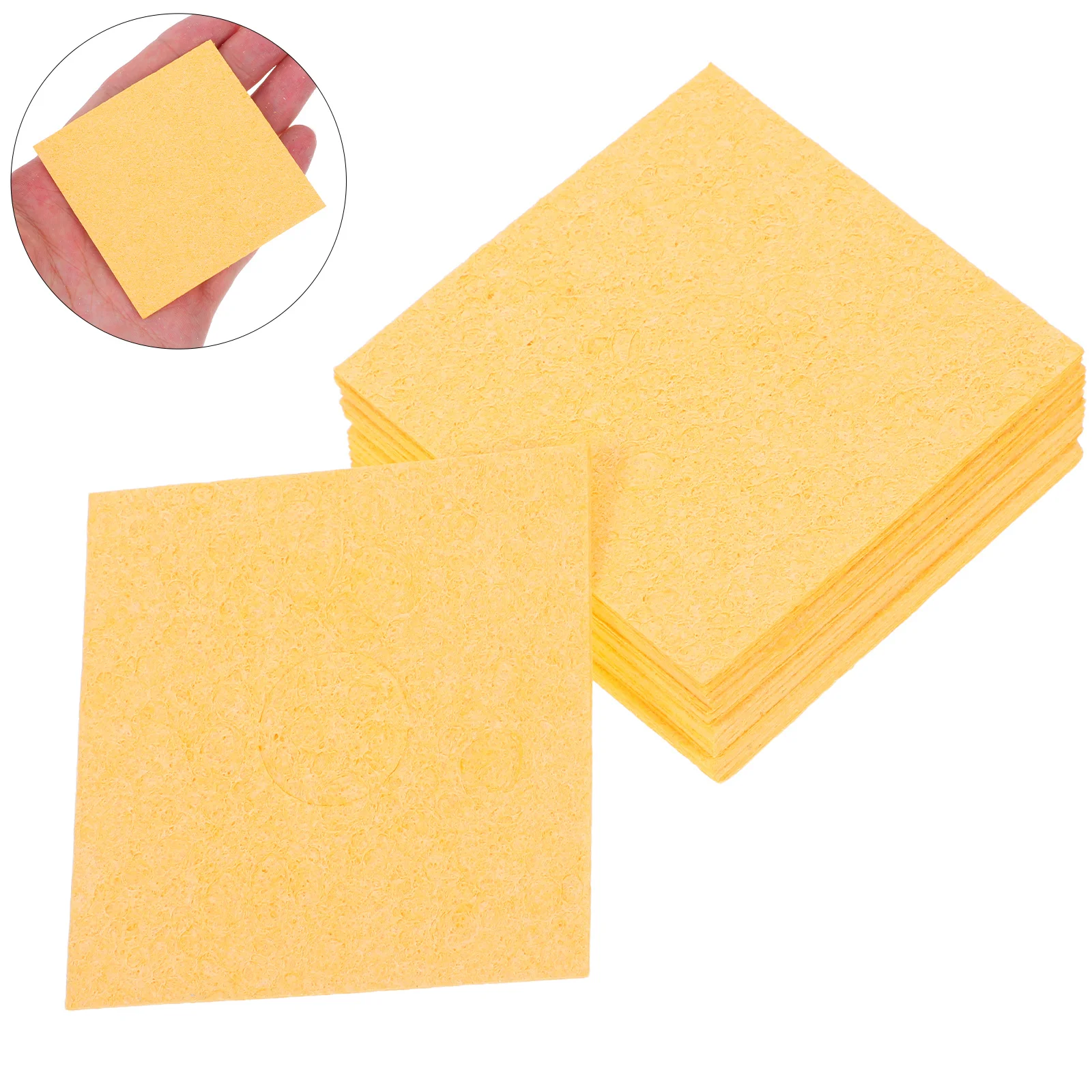 

20Pcs Soldering Cleaner Sponge Versatile Soldering Iron Sponge Replacement for and Hobbyists Fast