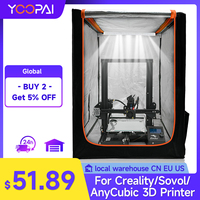 YOOPAI 3D Printer Enclosure with LED light For Creality Ender series Fireproof Dustproof Constant Temperature  Easy install