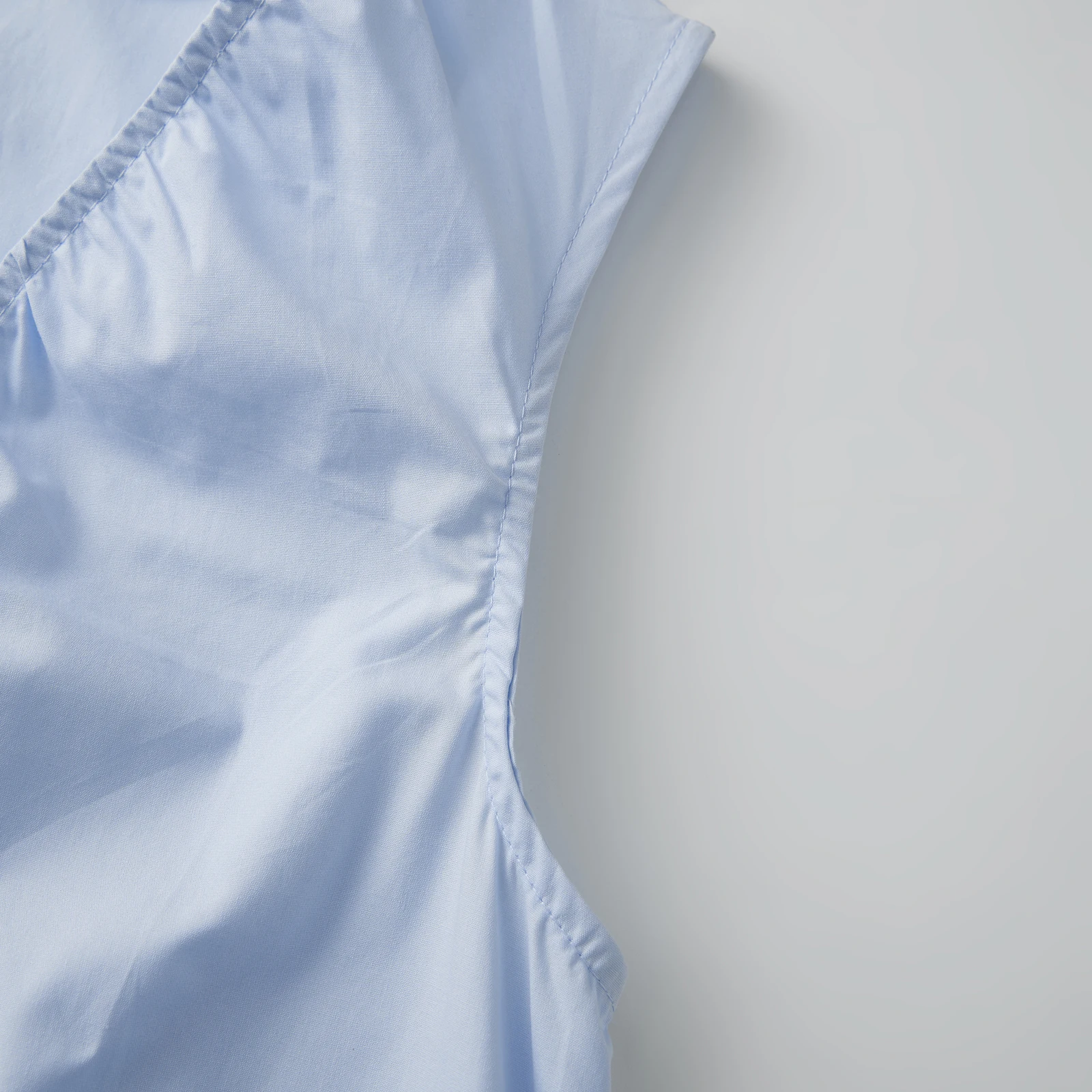 Women Summer V Neck Loose Tank Dress Sleeveless Solid Color Beach Mini Dresses with Pocket