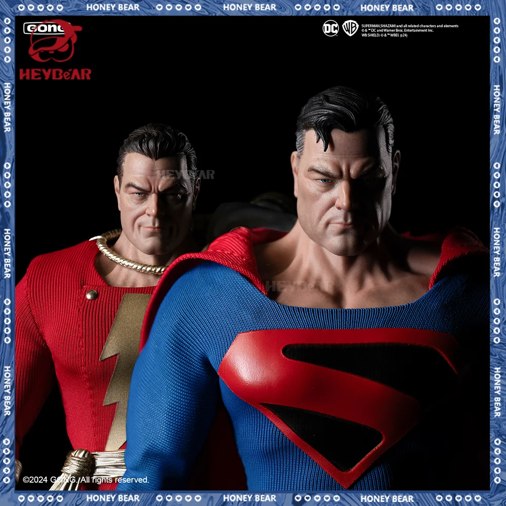 Origrinal Dc Kingdom Come Superman Shazam Figure Special Edi 1/12 Cloth Clothes Action Figure Doll Collect Decor Toy Xmas Gifts