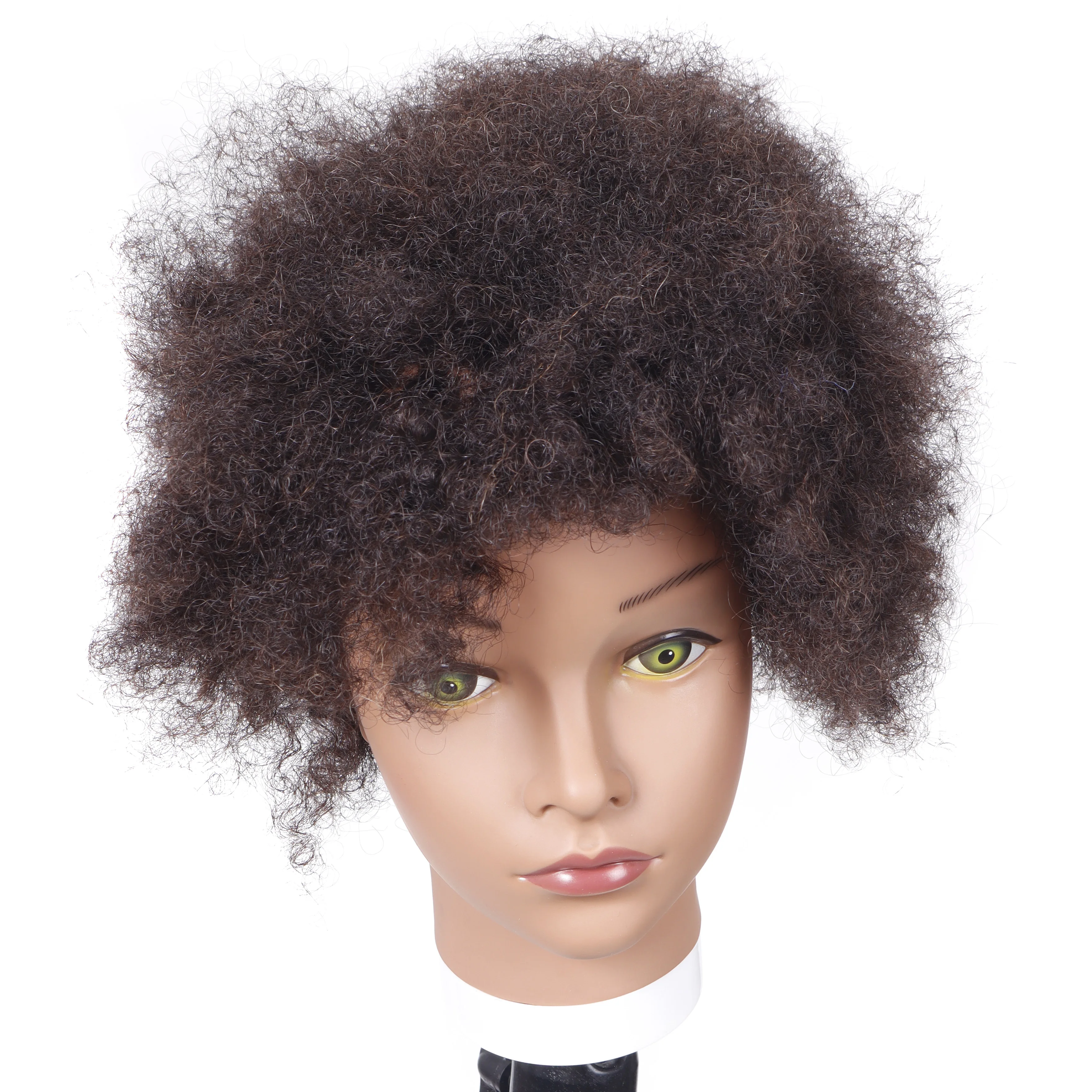 

Mannequin Head hort" 100% Human Hair Hairdresser Cosmetology Mannequin Manikin Training Head Hair