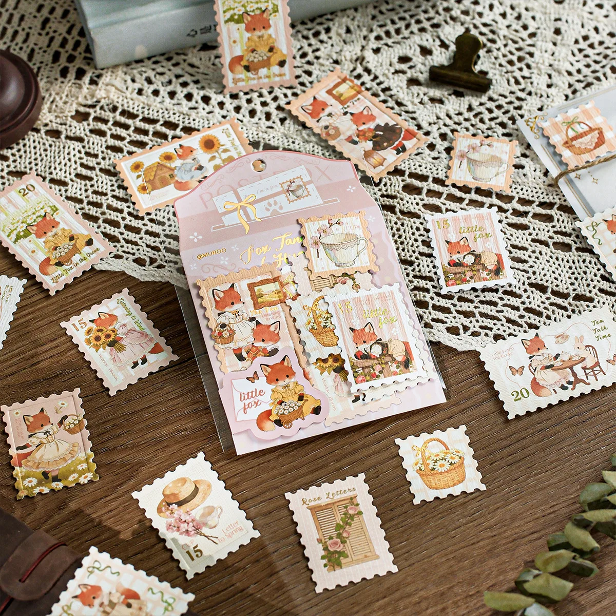 30pcs/lot Kawaii Scrapbook Sticker Old Dream Post Letter Scr