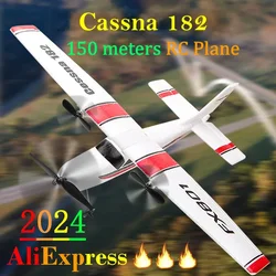 HYRC FX801 Beginner Electric Airplane RC RTF Epp Foam UAV 150M Remote Control Glider Plane Kit Cassna 182 Power Motor Aerocraft