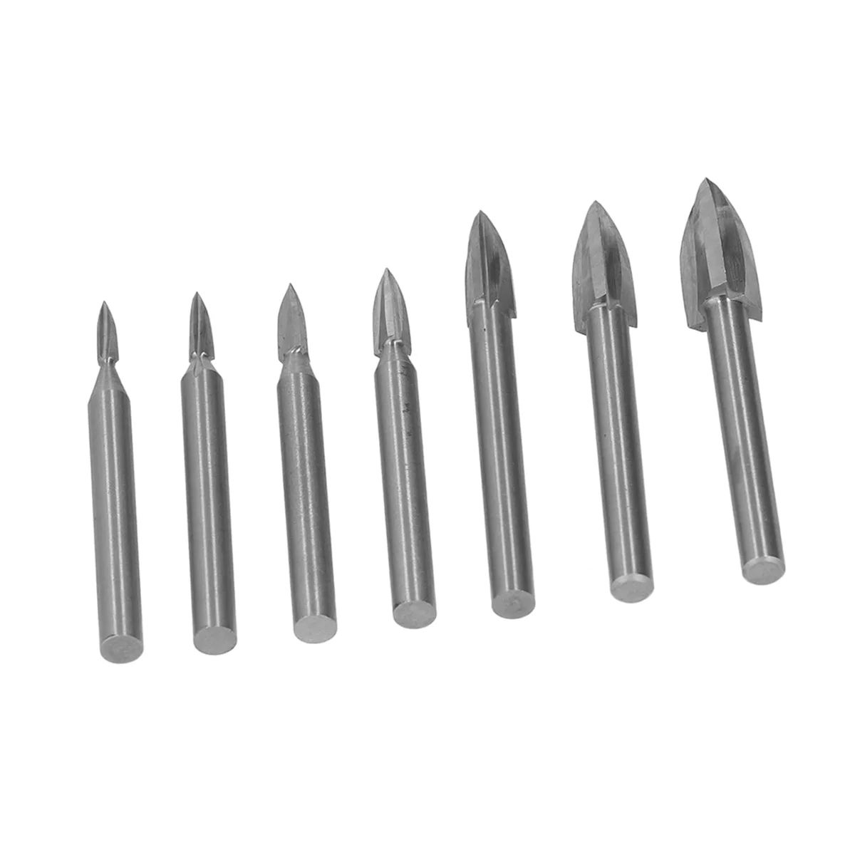 

ABNJ 7Pcs Engraving Drill Bit 6mm Shank High Speed Steel Carving Tool for Woodworking