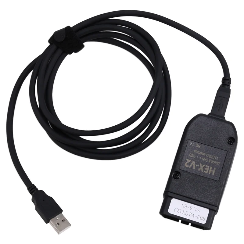 5X HEX-V2 VCDS 24.5 ATMEGA162 5054 USB 2.0 واجهة لشركة فولكس فاجن سكودا مقعد 1996-2017 النسخة الإنجليزية-N25R