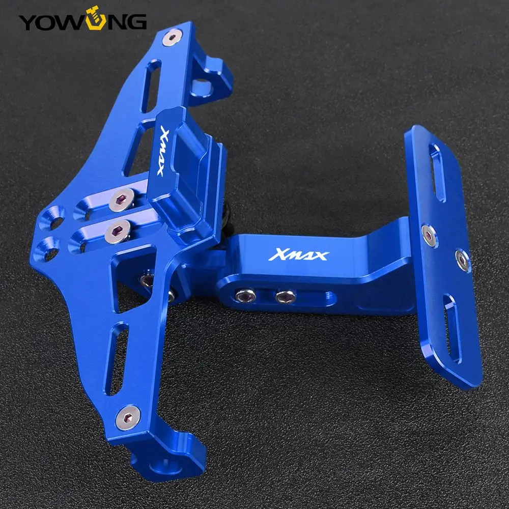 Adjustable Motorcycle Modified Rear License Plate Mount Holder For YAMAHA XMAX 300 250 400 Xmax300 Xmax250 XMAX400 NMAX 155 125