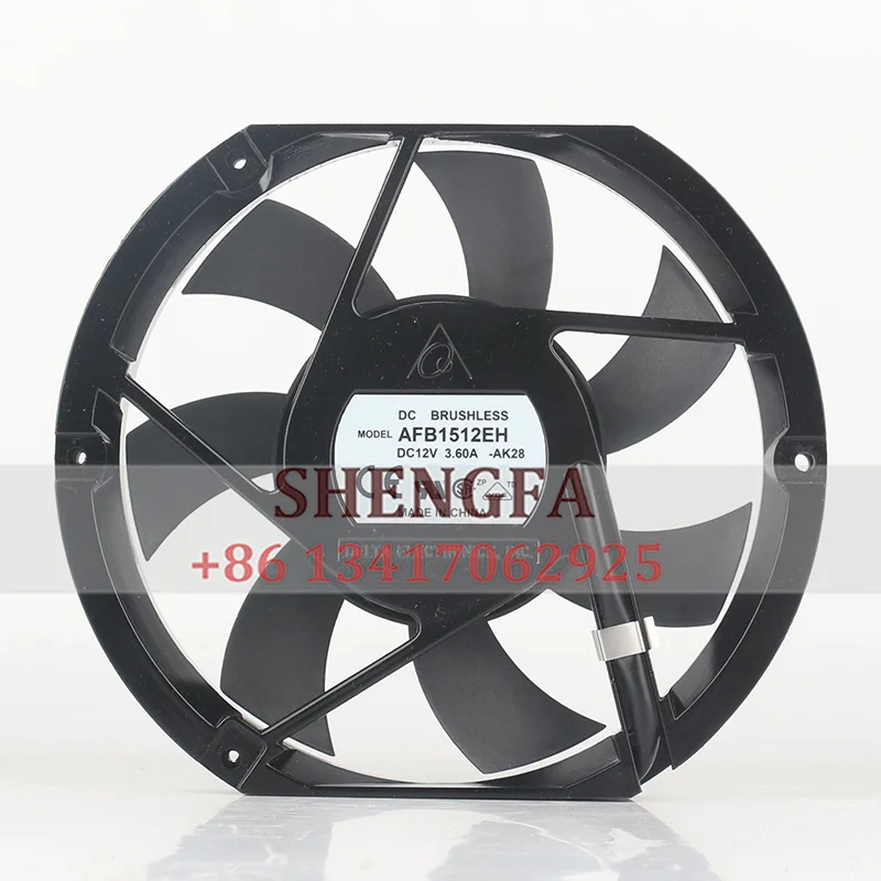 Original Delta AFB1512EH 12V 3.6A 17CM 12V 172*150*25MM Advantech industrial computer exhaust cooling fan