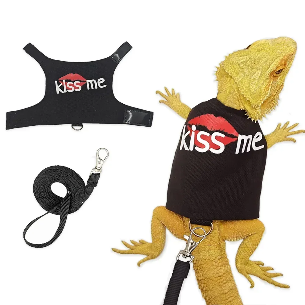 Pet Outing Chest Strap Lizard Night Light Traction Rope Climbing Chameleon Squirrel Traction Rope Clothes Small Pet Supplies