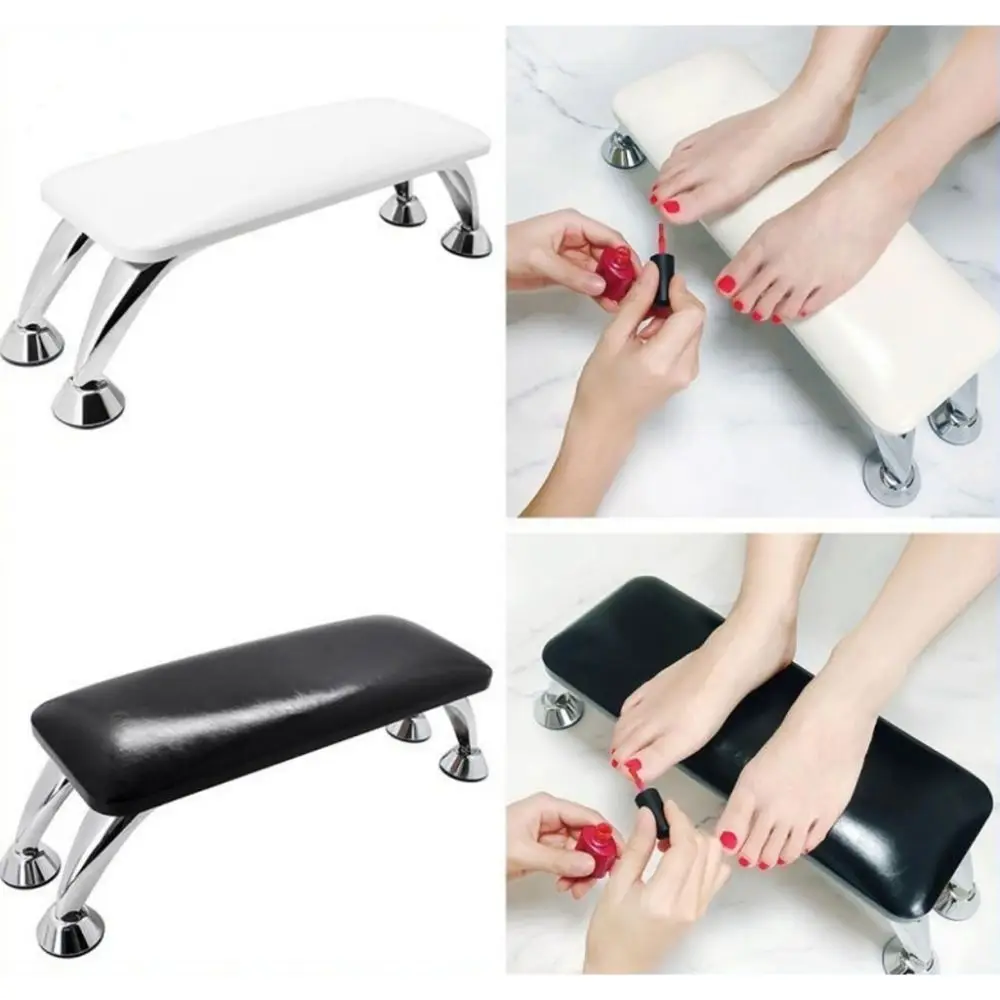 

Foldable Nail Arm Rest Cushion Hand Support Pu Leather Soft Nail Pillow Space-saving Arm Rest Manicure Hand Pillow