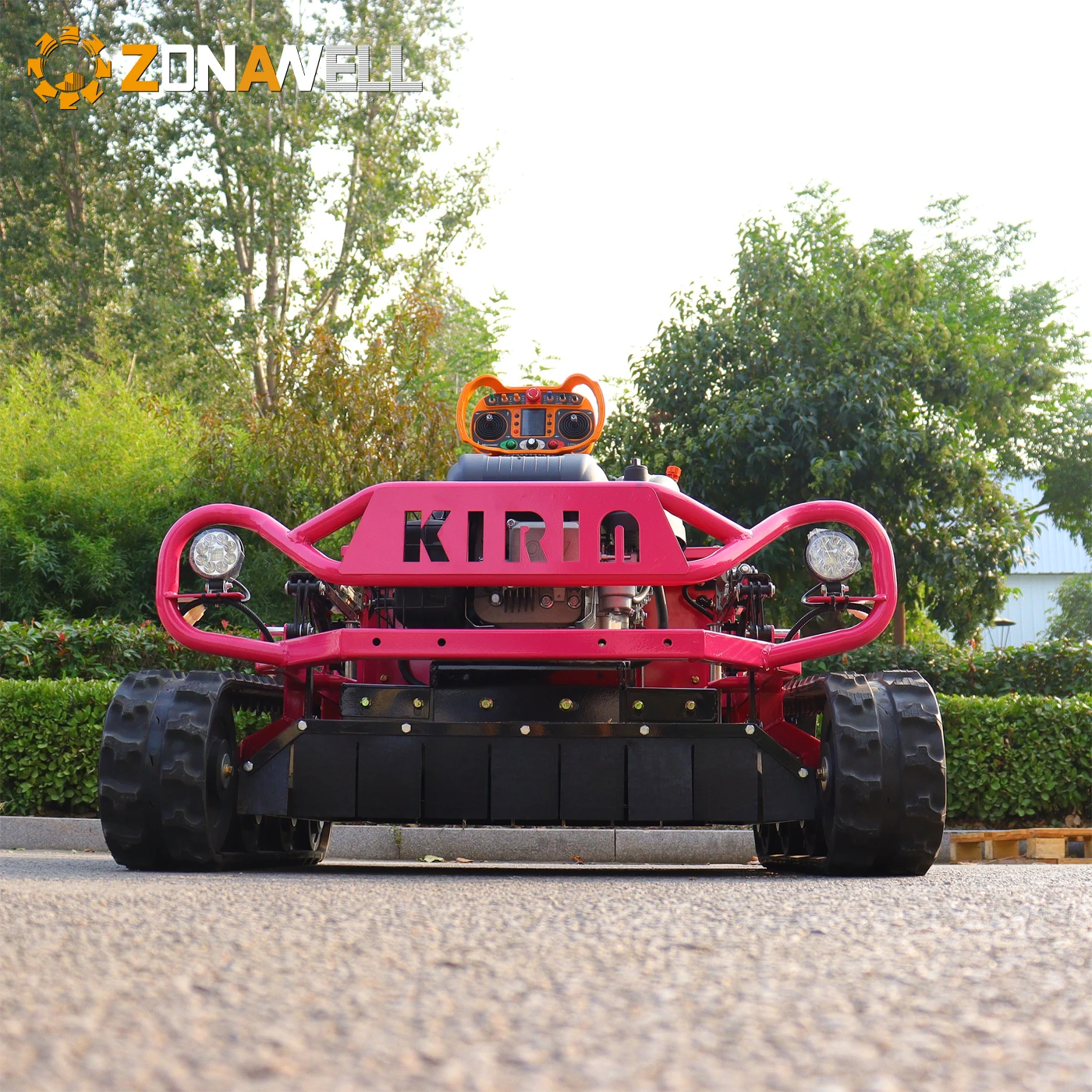 Smart mower compliant with European and American standards, featuring an 800mm cutting width and customizable options.