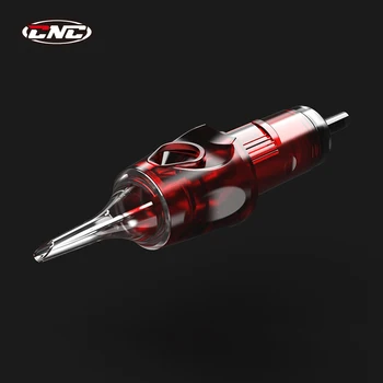 CNC 20PCS Red Tattoo Needl Police Cartridg Disposable Round Liner SyringeTattoo Needl For…