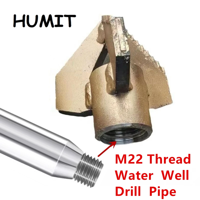 

M22 Joints Three Wings Alloy Drill Bits Digging Artesian Water Well Exploration 3 blades Hard Drilling Rig Machine Accessories