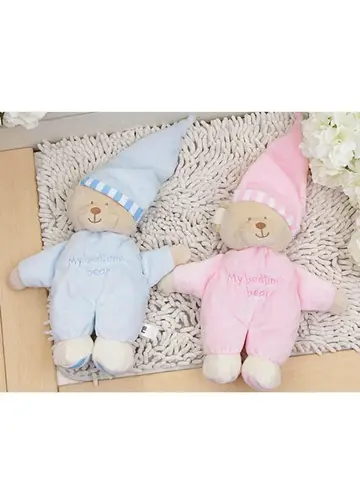 Único apaciguar al bebé para dormir muñeco de peluche oso relleno de alta calidad dulce lindo niñas/niños juguetes Kawaii regalos de navidad para niños