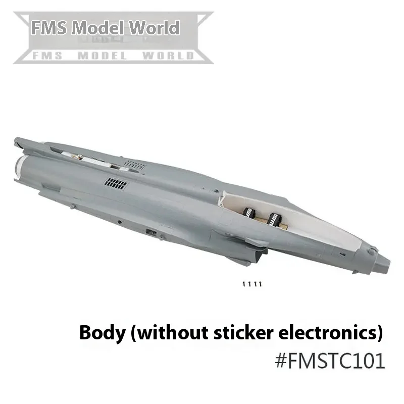 Fms 64mm Rafale Aircraft Accessories Aircraft Model Parts Main Wing Motor Electric Adjustable Sticker Cover