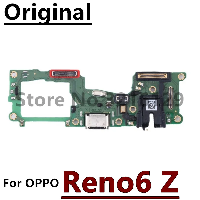 Original USB Charger Dock Board For OPPO Reno5 Lite Pro+ Reno6 Z Reno7 Pro Lite USB Charging Jack Port Connector Flex Cable