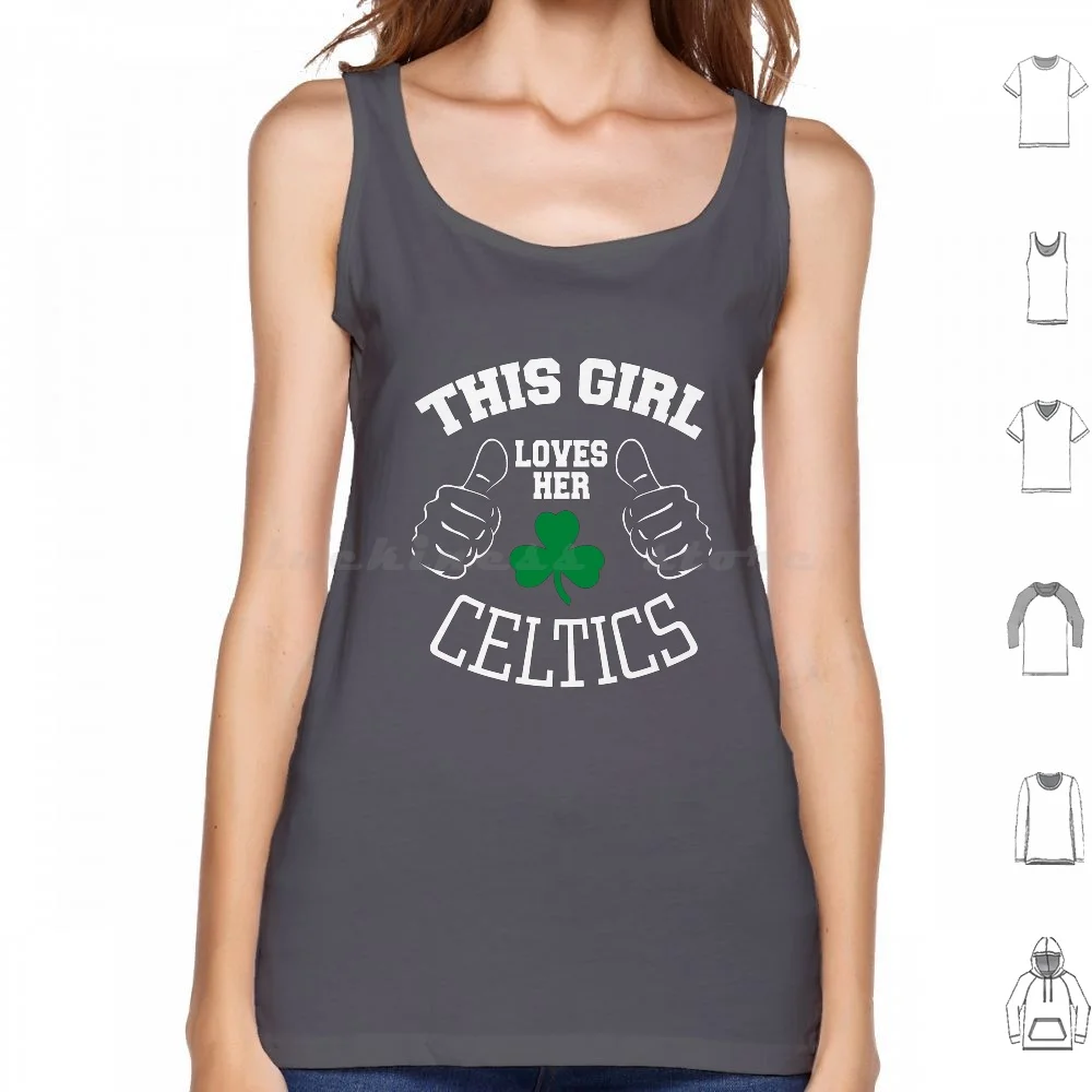 Boston-This Girl Loves Her Tank Tops Print Cotton Bird Larry Mchale Kevin Dj Gardens Mvp