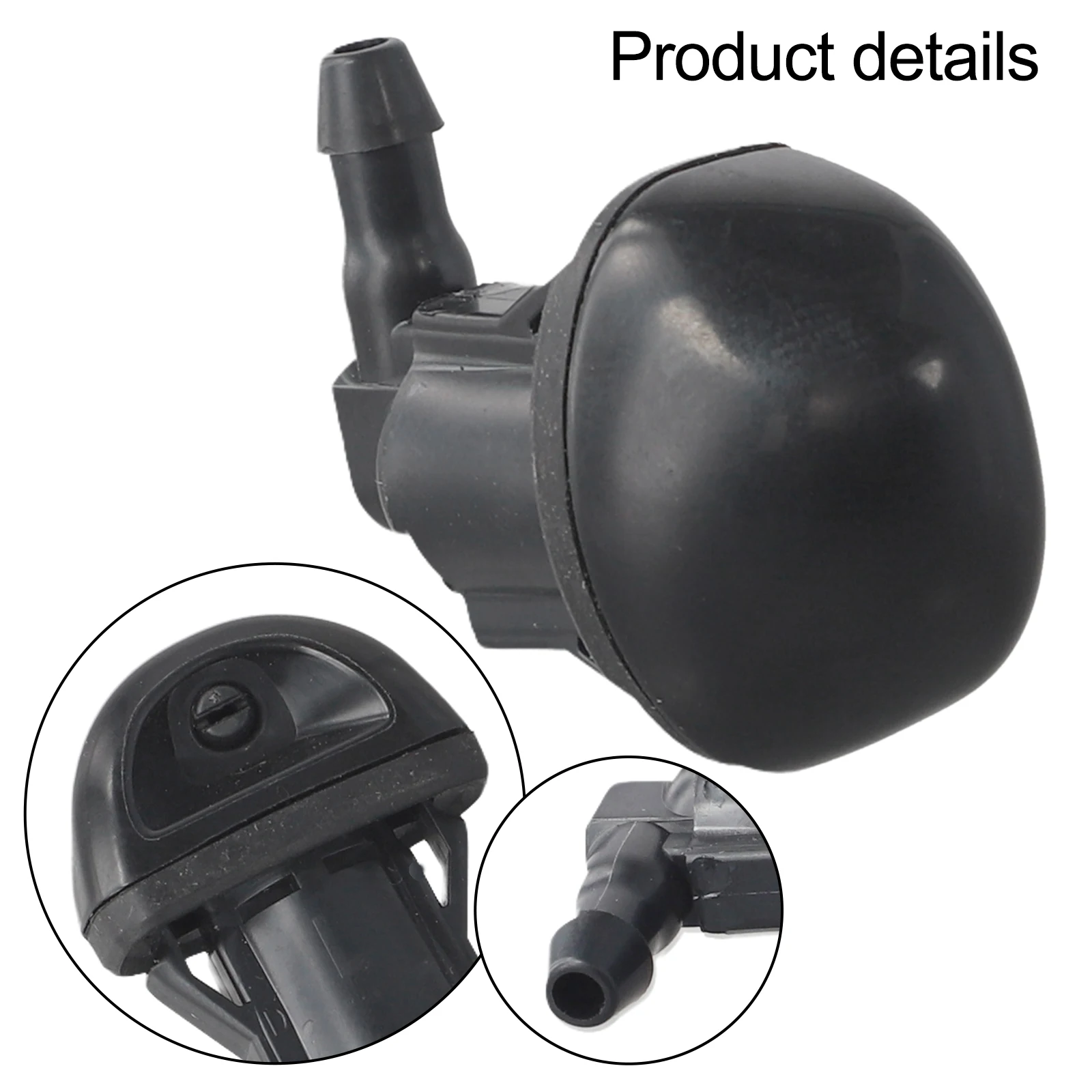 Boquilla de pulverización automática, limpiaparabrisas, chorro de pulverización de agua, montaje directo, fácil instalación, estructura no deformada, reparación de vehículos