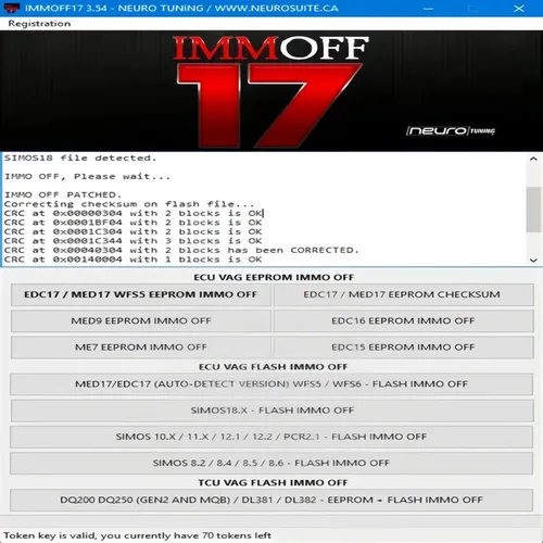 Imagen 2 del producto Paquete de software IMMO OFF +immoff 17 + IMMO doctor + herramienta de servicio IMMO + ImmoKiller + calculadora de código PIN IMMO + decodificación Universal IMMO