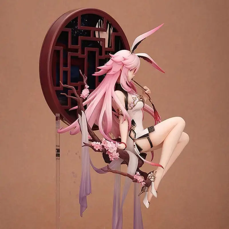 جينشين إمباكت ياي ميكو ثلاثة كلية شيونغسام ساكورا شخصيات الحركة الرسوم المتحركة اثنين يوان الجمال فتاة كلية هدية حقيقية