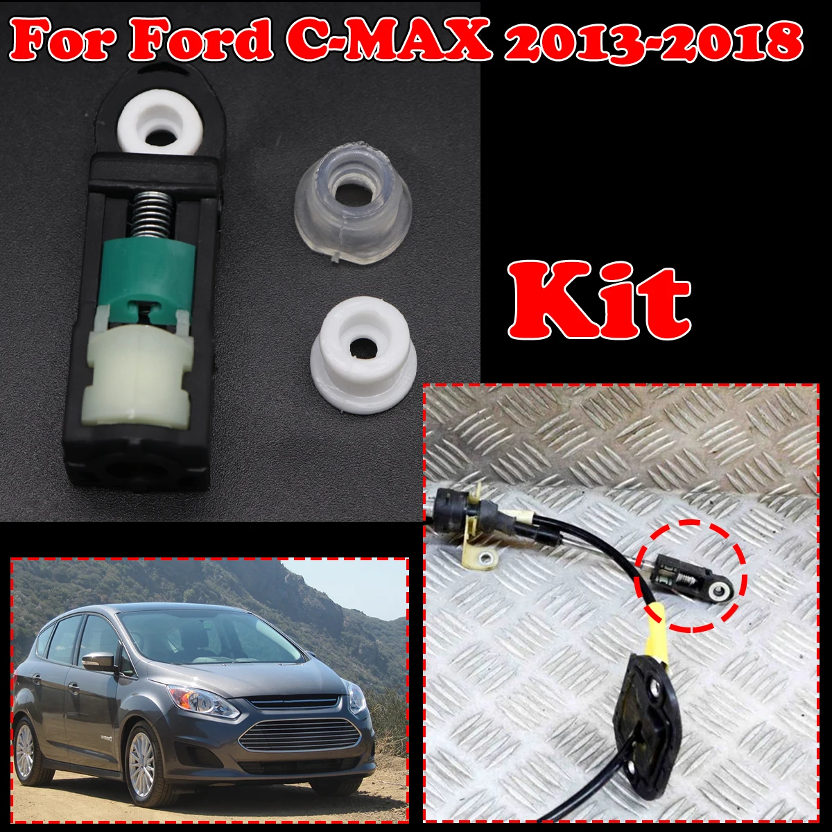 

Shift Cable Bushing kit For Ford C-MAX 2013-2018 Grand Tourneo Connect Automatic Transmission Linkage Rod End Repair Grommet