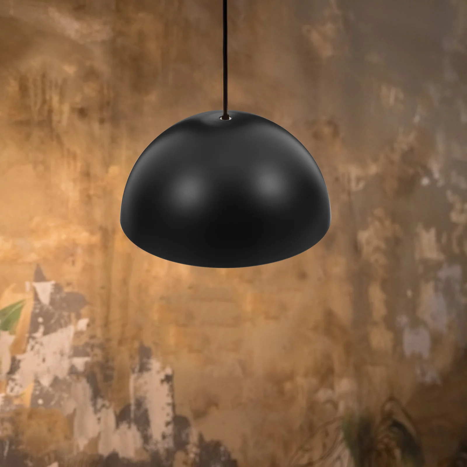 

E27 Metal Modern Decor Half Round Iron Pendant Light Bulb Cage Guard Hanging Shades Large Lamp Shade Lampshade